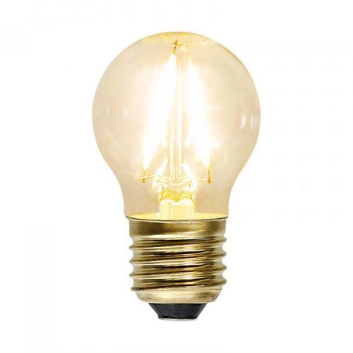 LED žiarovka E27 G45 filament 1,5W 2100K Soft Glow