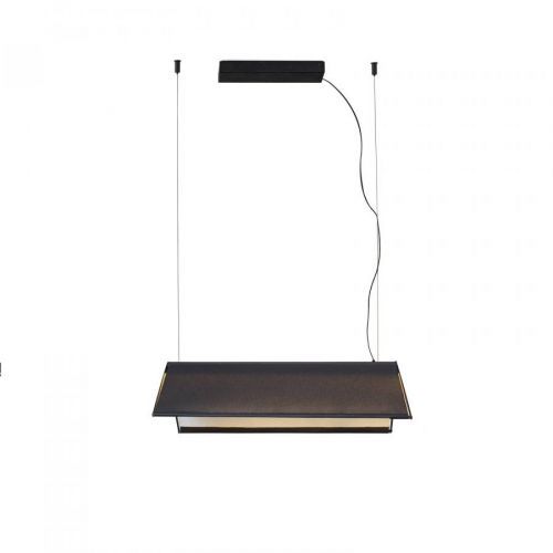 Závesné LED svetlo Ludovico Surface 60 cm, čierna