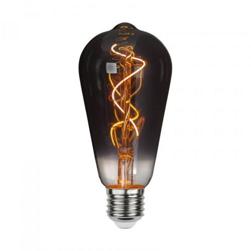 LED filament žiarovka ST64 E27 3 W 1 800 K dymová