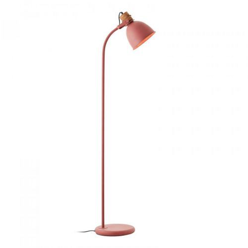 Stojacia lampa Erena, hlava otočná, červená