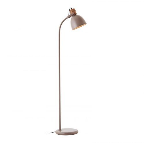 Stojacia lampa Erena, hlava otočná, taupe