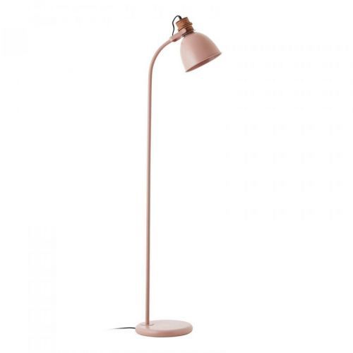 Stojacia lampa Erena, hlava otočná, svetloružová
