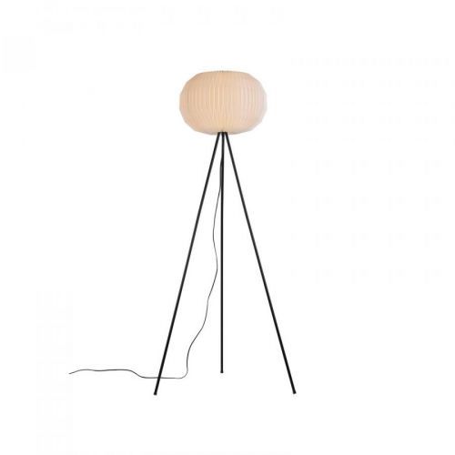 Stojacia lampa Papel s bielym tienidlom na lampu