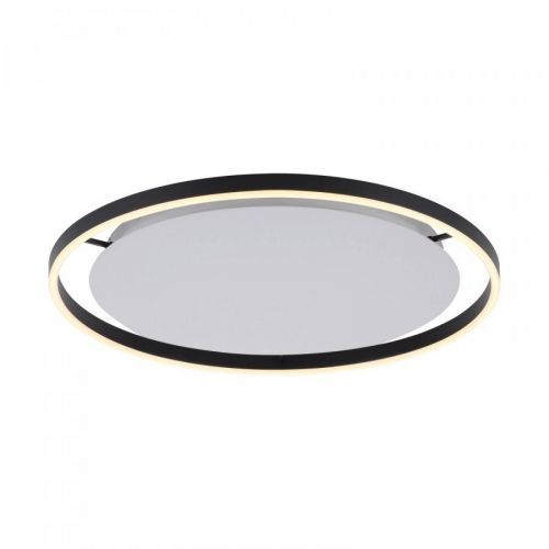 Stropné LED svetlo Ritus, Ø 58,5 cm, antracitová