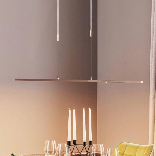 Rothfels Tolu LED závesné svietidlo, nikel, 158 cm