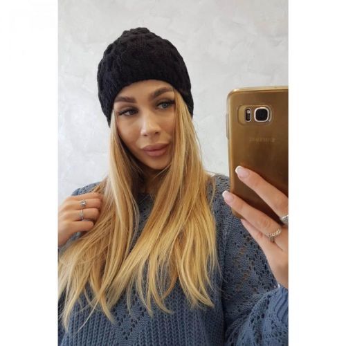 Cap with fleece Teresa K285 black