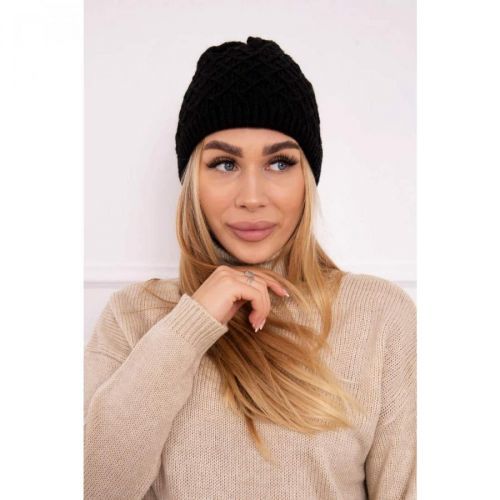 Cap with fleece Kratka K204 black