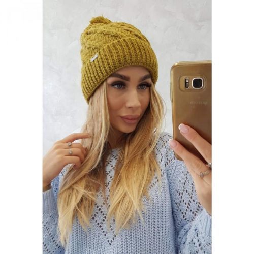 Cap with fleece Wanda K281 kiwi