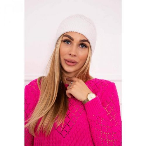 Cap thin Wioletta K251 ecru