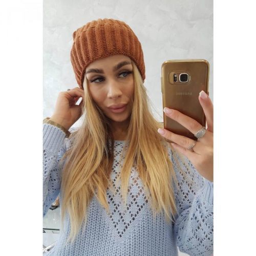 Cap with turn up Magda K293 camel