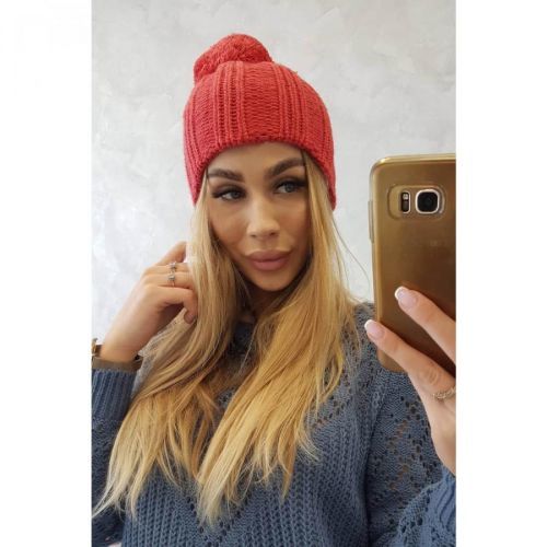 Cap with fleece Idalia K284 red