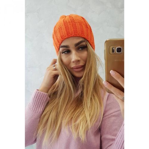 Cap with fleece Ida K320 orange