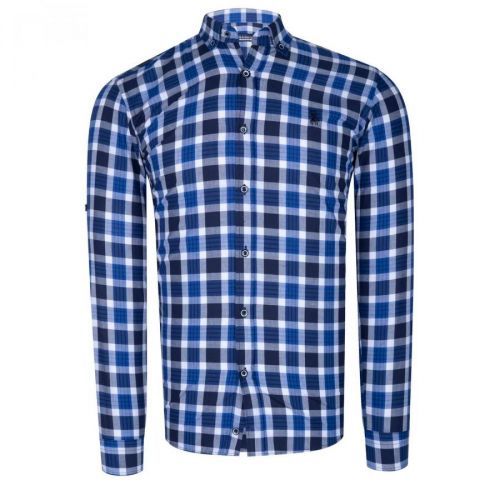G743 DEWBERRY MEN'S SHIRT-LIGHT LACIVERT-SAC