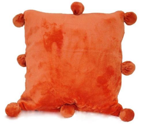 Povlak na polštář BLUMI POMPON 40 x 40 cm červený