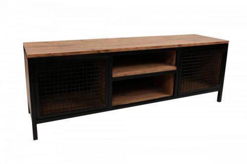 TV stolek Zeno 150 cm borovice/černý
