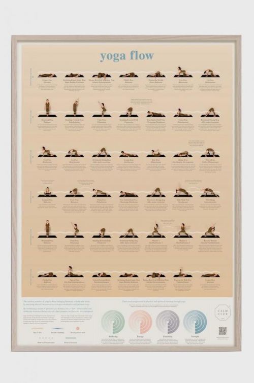 Nástenná grafika Luckies of London yoga flow