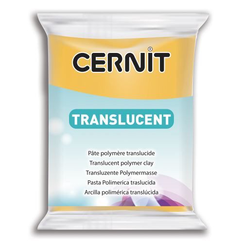 CERNIT TRANSLUCENT - Polymérová hmota s priesvitným vzhľadom strieborná glitrová (920056080) 0,056 kg