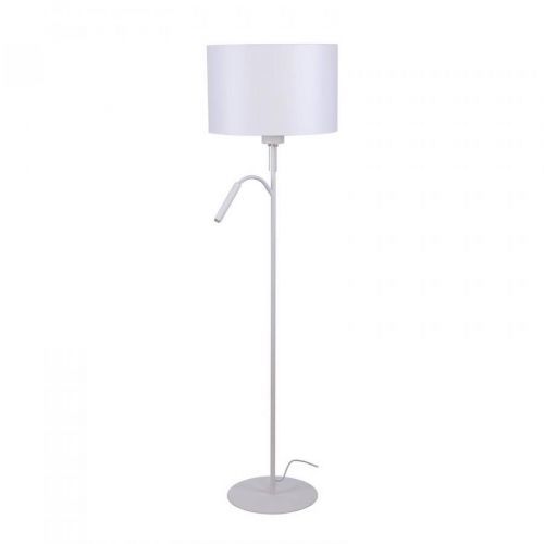 Stojacia lampa Hotel Plus lampa na čítanie, biela