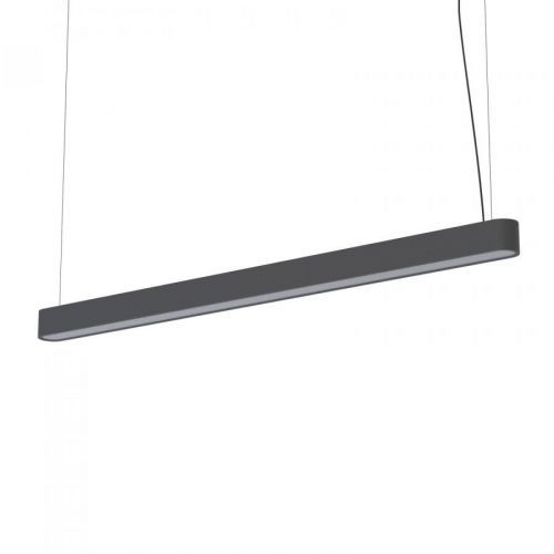 Závesné svietidlo Soft grafitová 125 cm