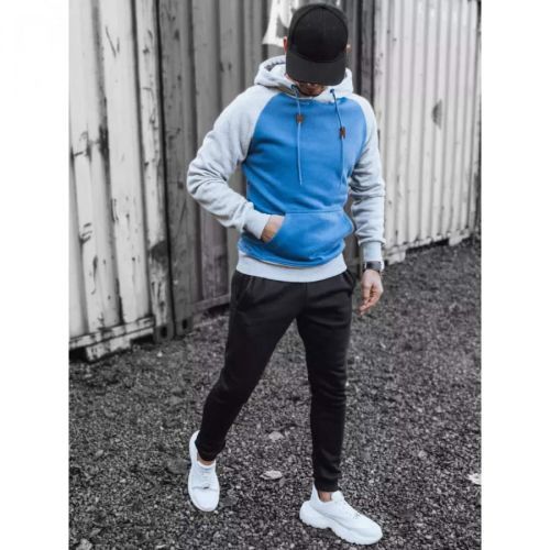Men's blue sweatshirt Dstreet BX5490