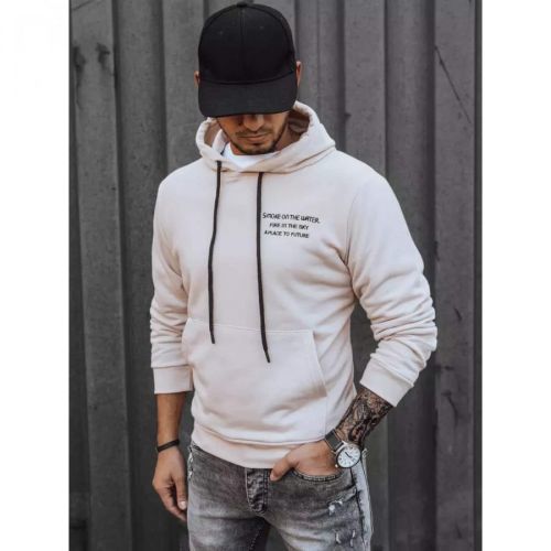 Men's ecru sweatshirt Dstreet BX5461