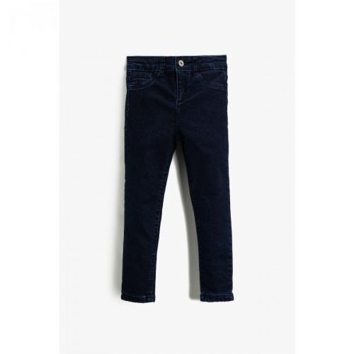 Koton Girl's Dark Indigo Tights
