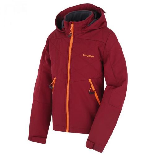 Children's softshell jacket HUSKY Salex K burgundy