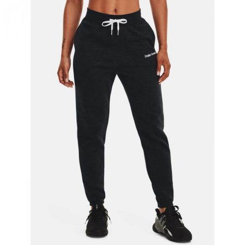 Under Armour Essential Script Pant-BLK - Women