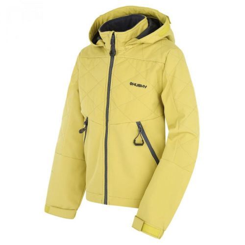 Children's softshell jacket HUSKY Salex K lime green