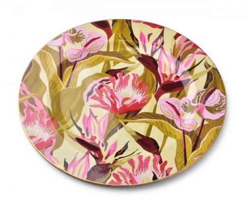 Dekorativní podtalíř Blanche Colours XLIV 33 cm květinový