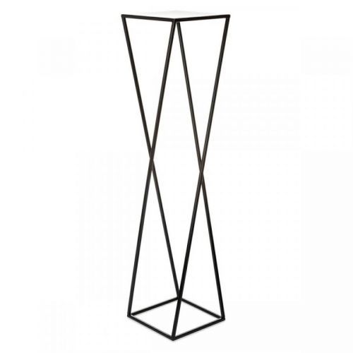 Stojan na květiny Loftstyle 100 cm černý
