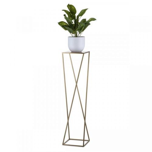 Stojan na květiny Loftstyle 100 cm zlatý