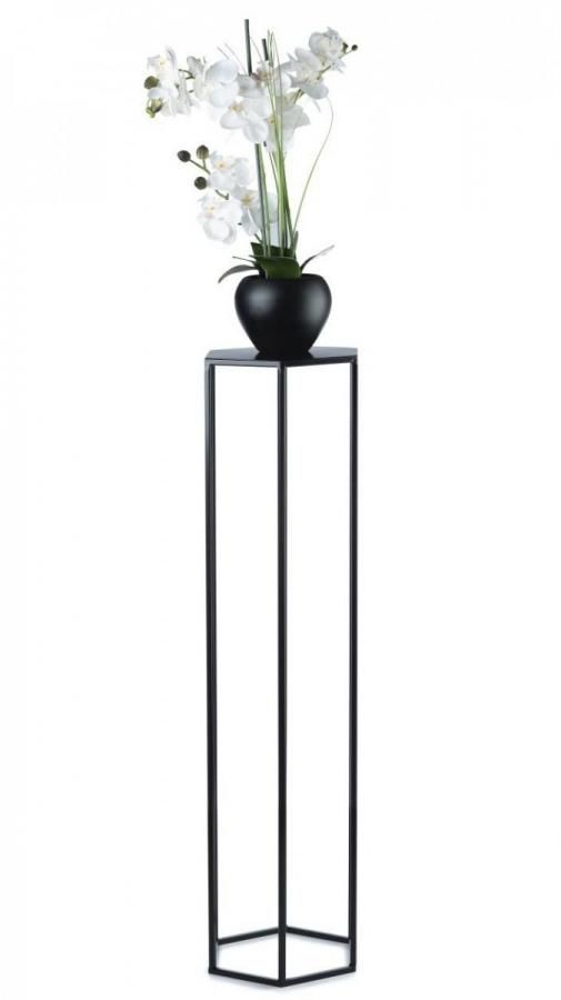 Stojan na květiny Loftstyle III 100 cm černý