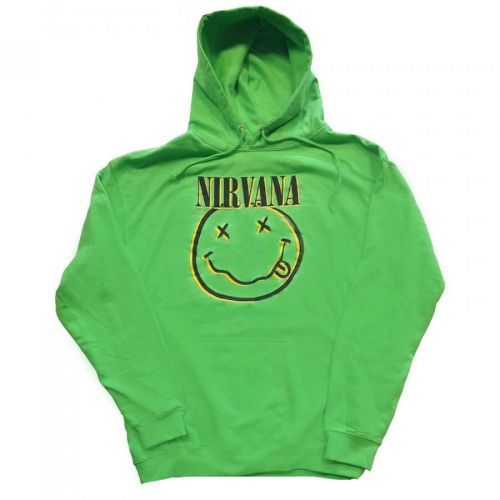 Nirvana mikina Inverse Smiley Zelená S