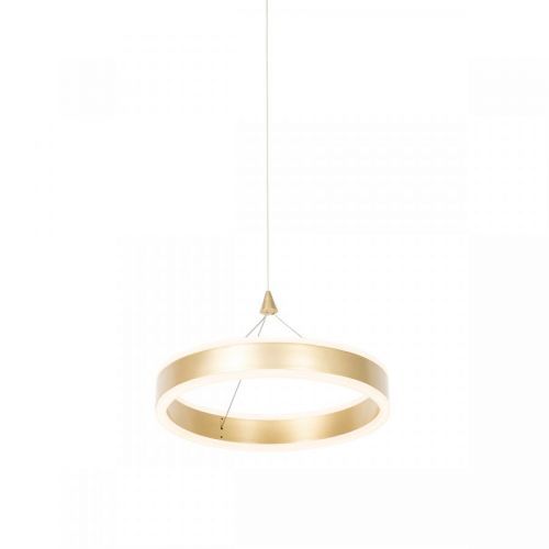 Hanglamp messing 30 cm incl. LED 3-staps dimbaar - Lyani