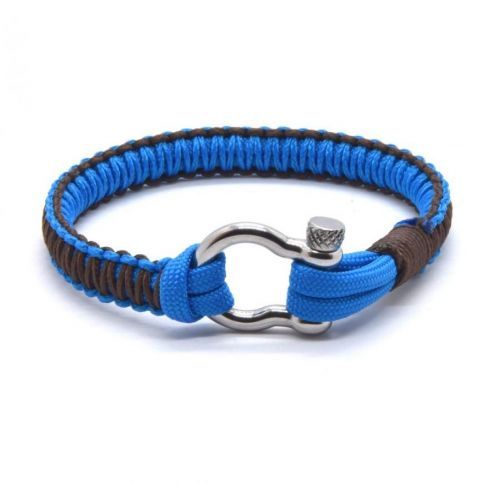 Cordell Modrý paracord náramok Omega Slim