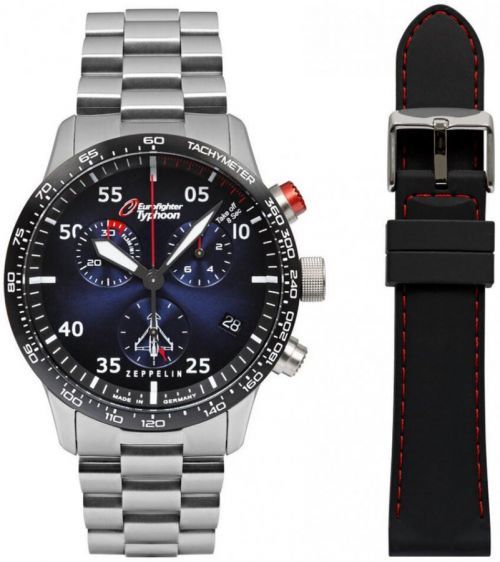 Zeppelin Eurofighter Quartz + řemínek 7298M-3_set
