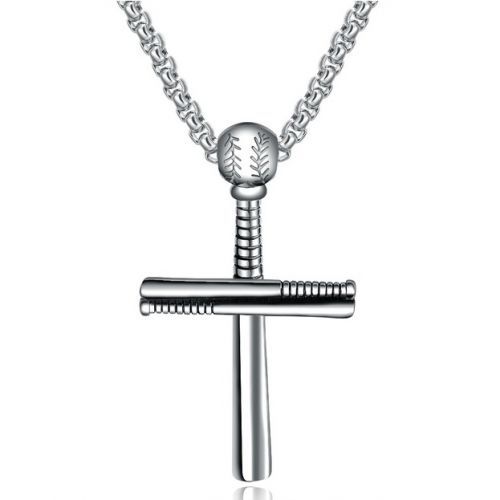 Náhrdelník Steel Cross Strieborná KP22845