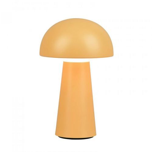 LED lampa Lennon IP44, batéria, stmievač, žltá