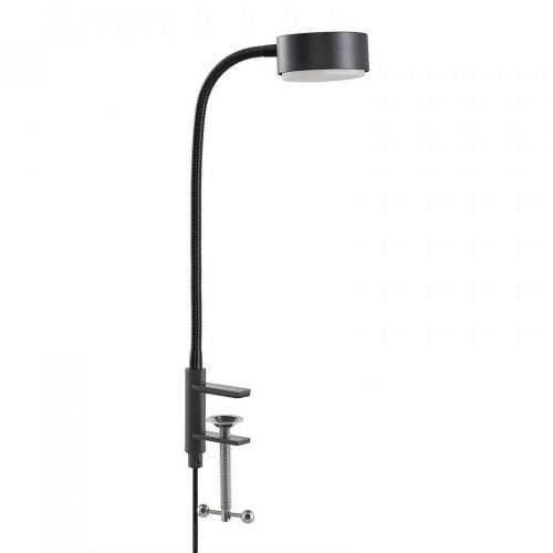 Lindby Kaylou upínacia LED lampa flexibilná čierna