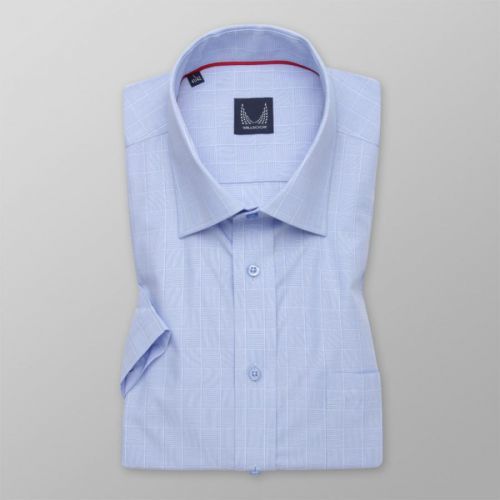 Pánska košeľa Slim Fit s jemným kockovaným vzorom 12824