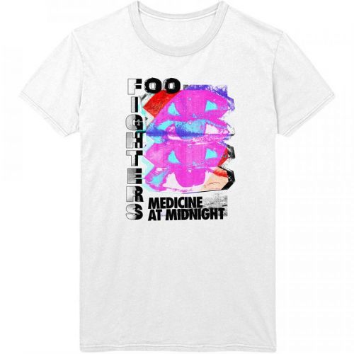 Foo Fighters - Tričko Medicine At Midnight Tilt - Muž, Unisex, Biela, S