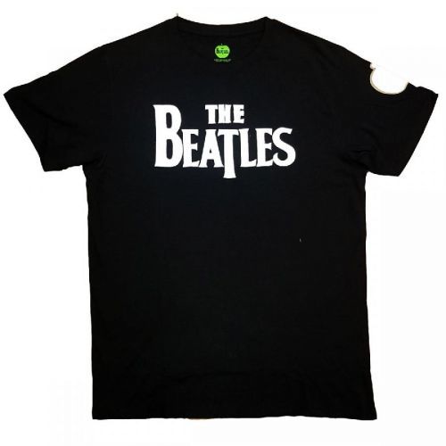The Beatles - Tričko Drop T Logo - Muž, Unisex, Čierna, XL