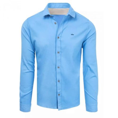 Dstreet DX2307 blue men's shirt