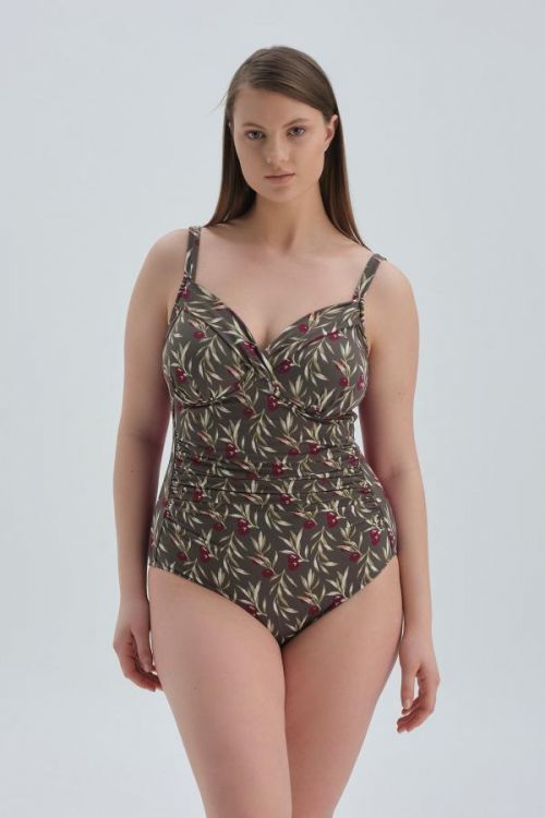 Dagi Plum Corset Contouring Swimsuit