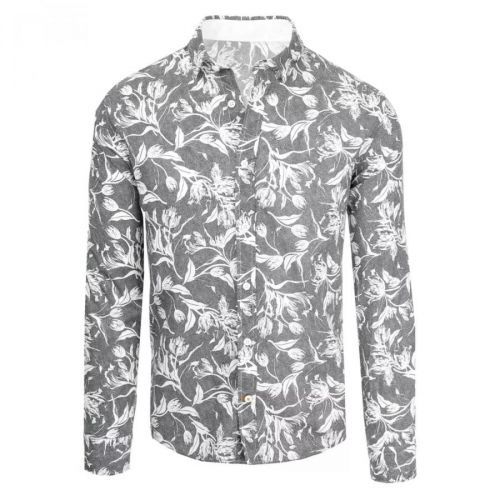Dstreet DX2262 men's gray shirt