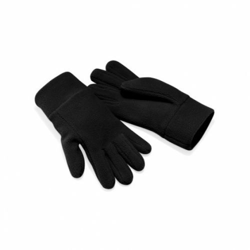 Rukavice fleecové Beechfield Suprafleece Alpine Gloves - čierne, S