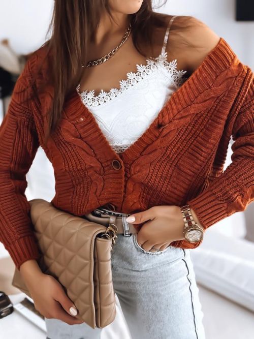 Women's sweater DESTANY ginger Dstreet MY1735