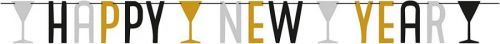 Amscan Banner Silvester - Happy New Year 180 x 15 cm