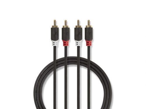 Kábel 2x Cinch konektor/2x Cinch konektor 3m NEDIS CABW24200AT30